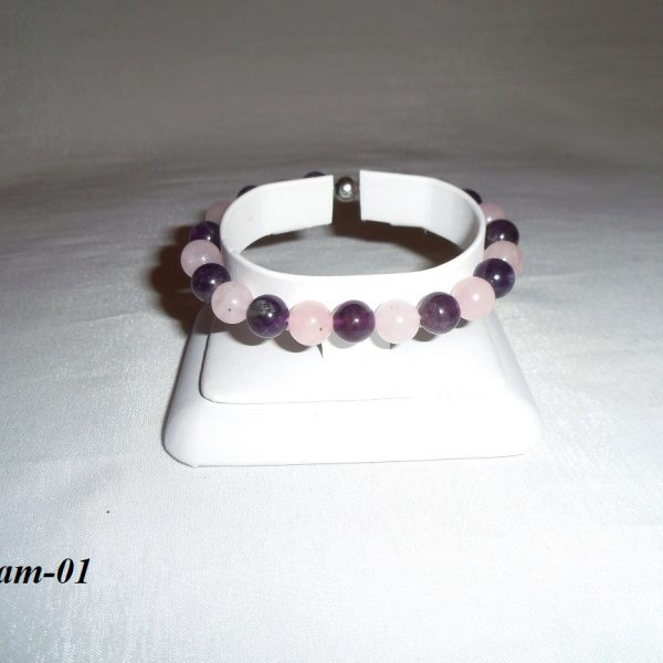 náramok ruženín ametyst image