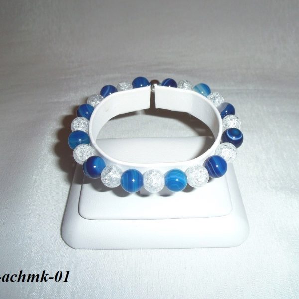 achát, kryštál náramok image