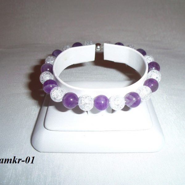 kryštál, ametyst náramok image