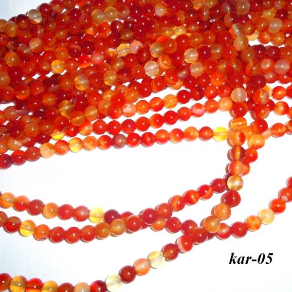 karneol korálky 8mm image