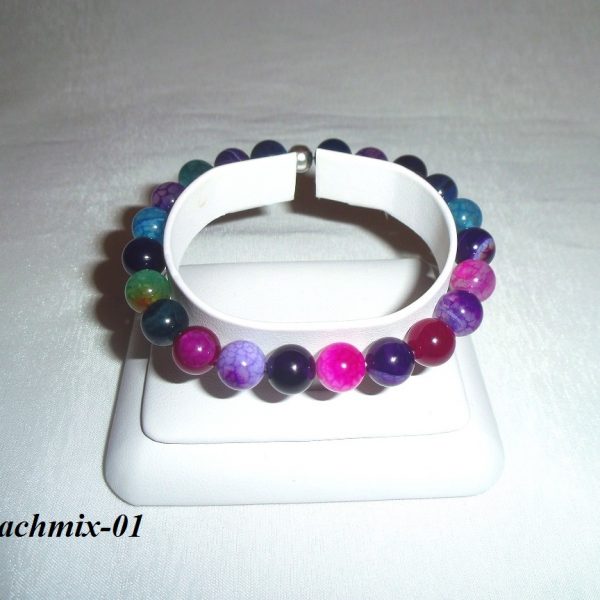 achát náramok , mix image
