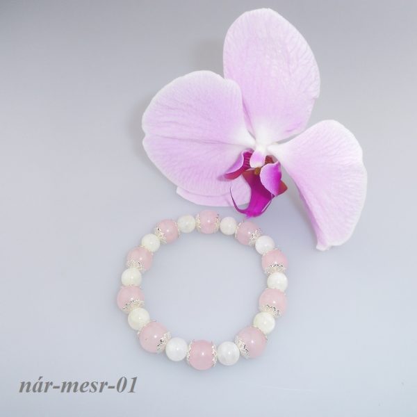 mesačný kameň ruženín náramok image