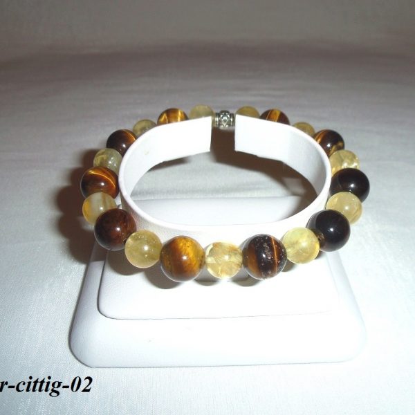citrín tigrie oko náramok image