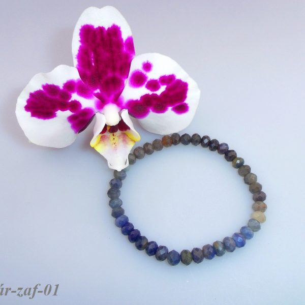 zafír náramok, brúsený zafír image