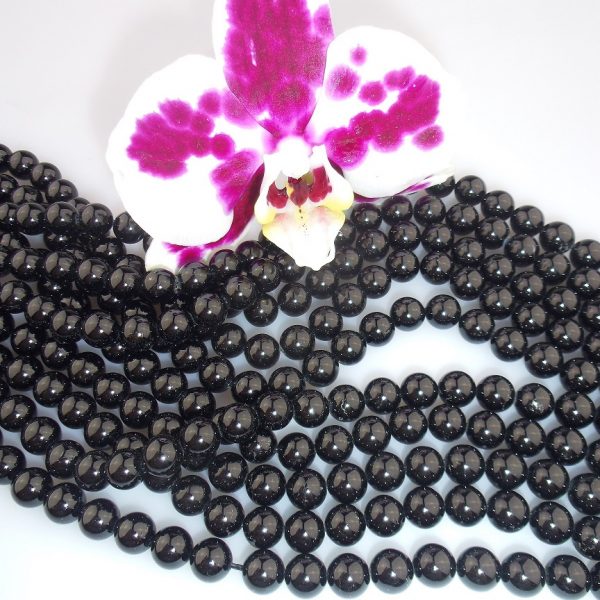 turmalín čierny korálky 8mm image