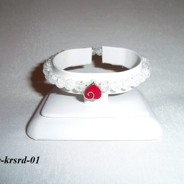 kryštál , srdiečko náramok image