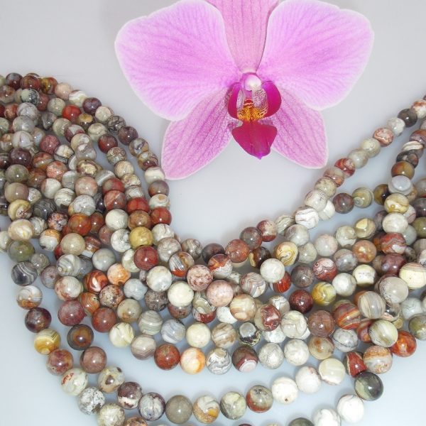 achát mexický korálky 8mm image