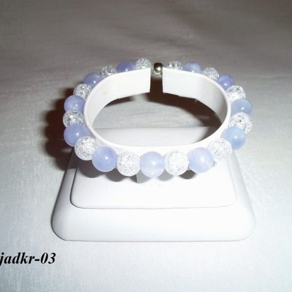 jadeit kryštál náramok - náramok 