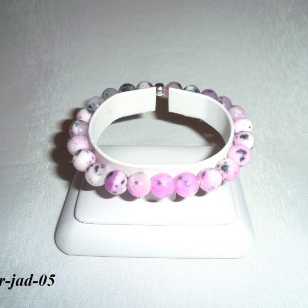 ružový dalmatín náramok z jadeitu image