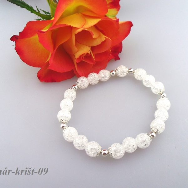 krištál striebro náramok image