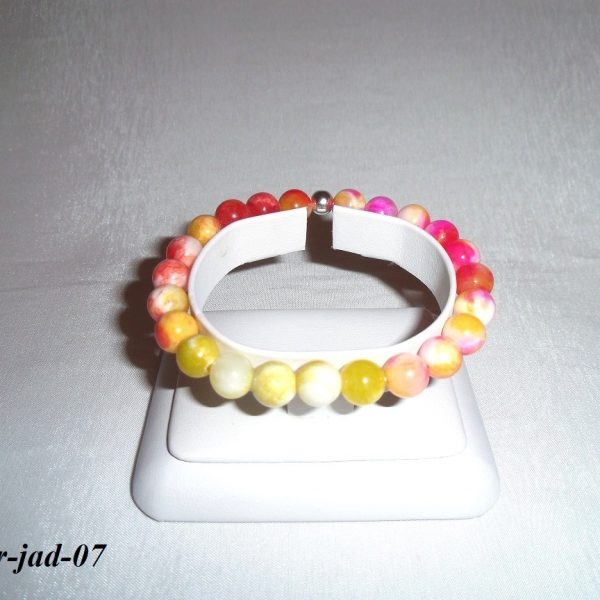 letný náramok z polodrahokamov - jadeit image