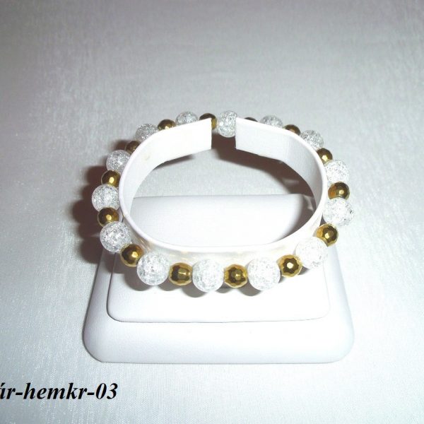 hematit zlatý, kryštál náramok image