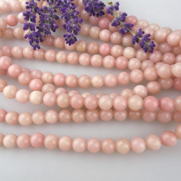 opál ružový korálky 8mm image