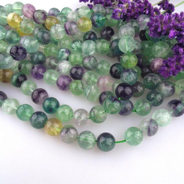fluorit korálky 10mm image