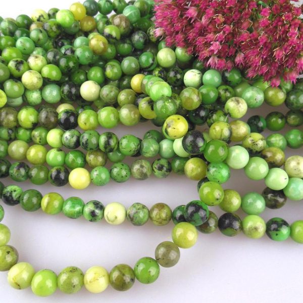 chryzopras korálky 8mm image