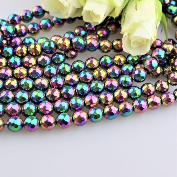 dúhový hematit korálky 8mm image