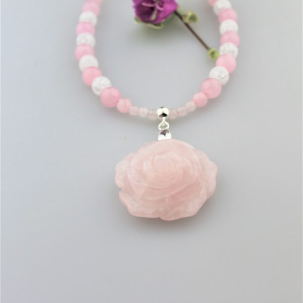 náhrdelník ruženín kryštál image