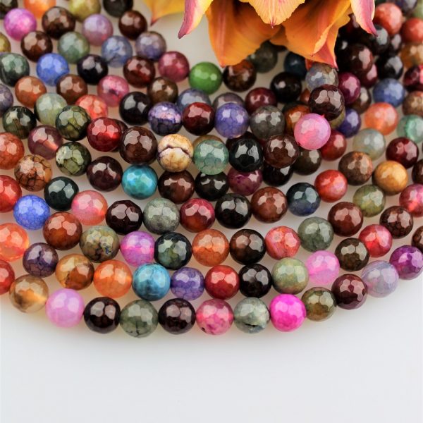 achát brúsený 10mm korálky AKCIA! image