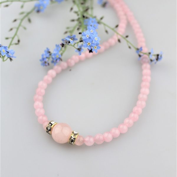 náhrdelník ruženín nezábudkový image