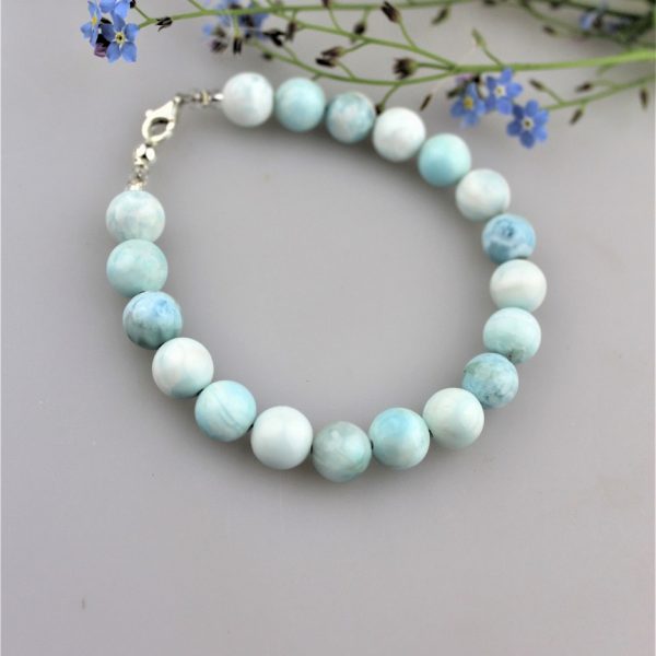 náramok larimar so striebrom image