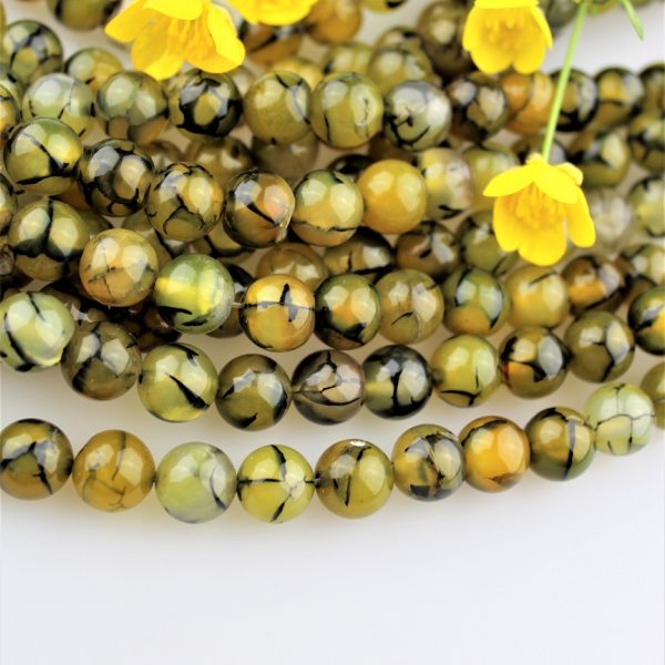 achát hadí korálky 10mm image