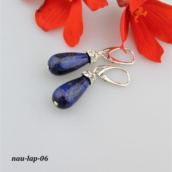 lapis lazuli náušnice slzičky image