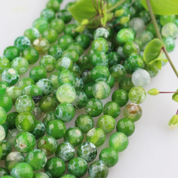 achát smaragd korálky 10mm AKCIA image