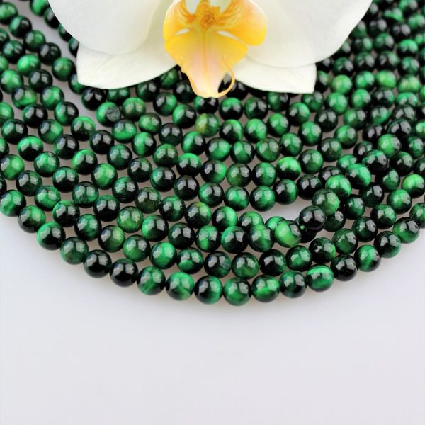 zelené tigrie oko 6mm korálky image