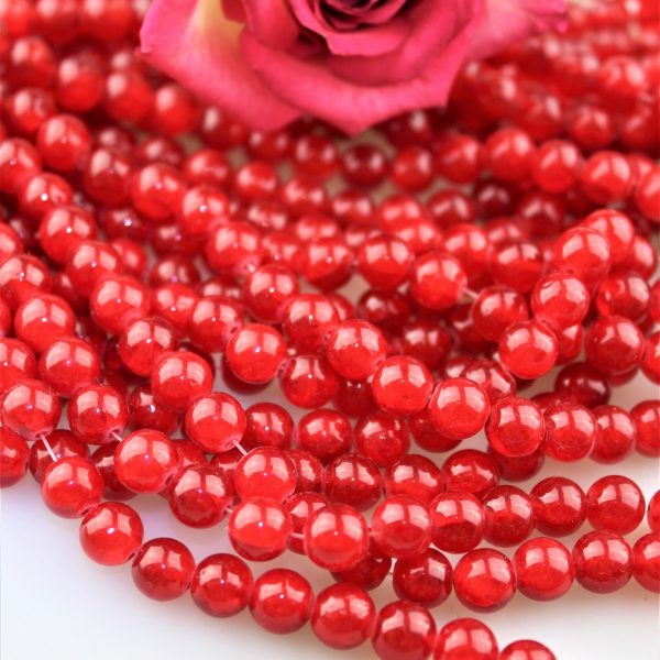 krvavý jadeit korálky 8mm AKCIA! image