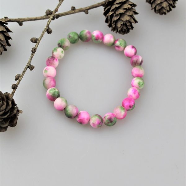 levandula , náramok z jadeitu image