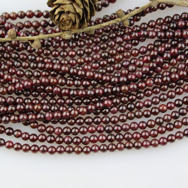 granát korálky 4mm AKCIA! image