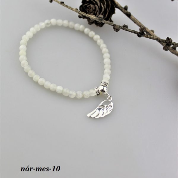 mesačný kameň,striebro náramok image