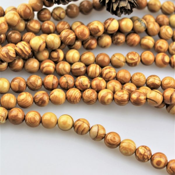 jaspis drevitý korálky 8mm AKCIA! image