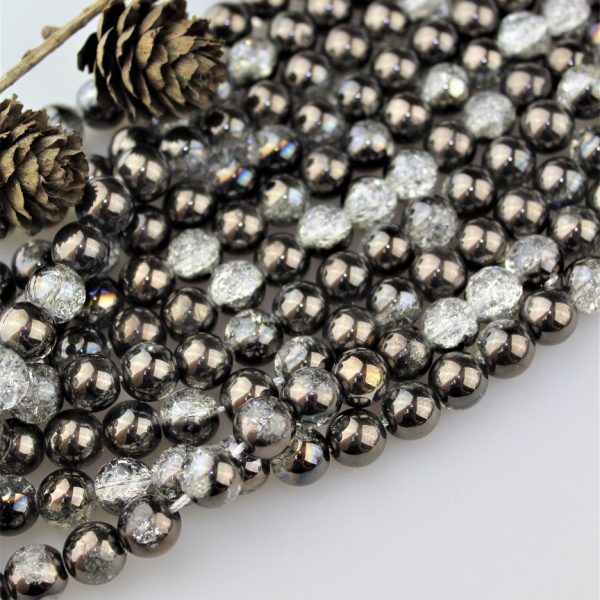 krištál čiernobiely aura 10mm image