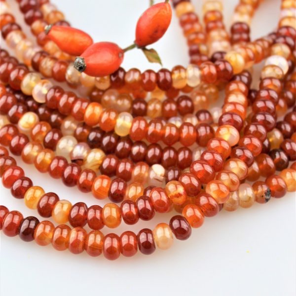 karneol korálky rondelky 5x8mm image