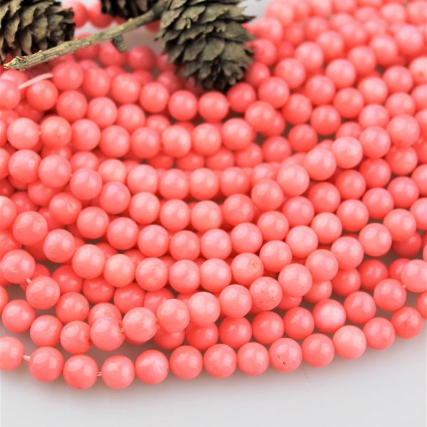 koral ružový korálky 8mm AKCIA! image