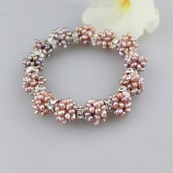 perly fialková náramok luxusný image