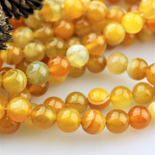 achát korálky 10mm AKCIA! image