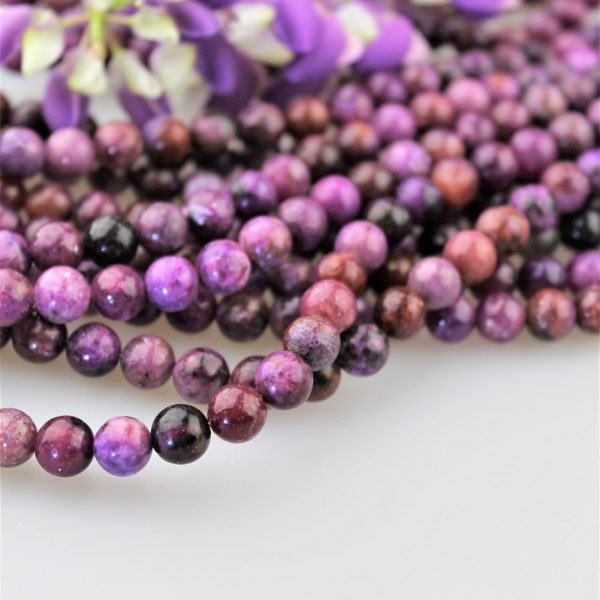 lepidolit korálky 8mm image