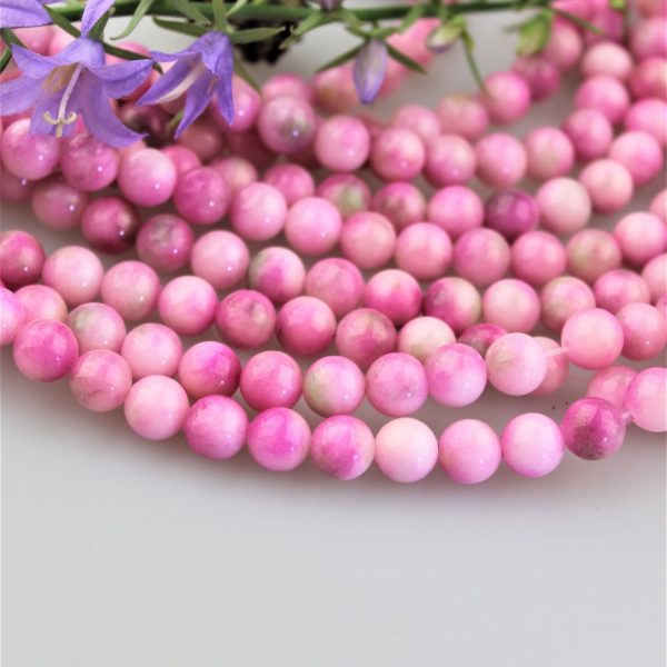 jadeit pestrá ruža korálky 8mm AKCIA! image