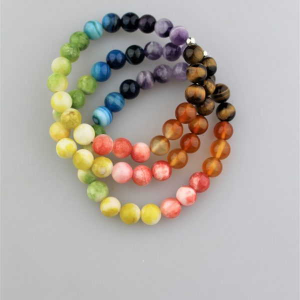 čakra náramok z polodrahokamov image