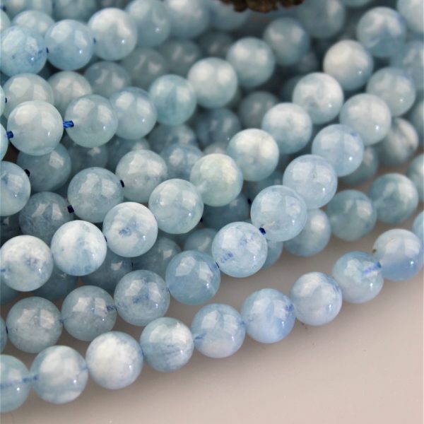 akvamarín AA korálky 8mm image