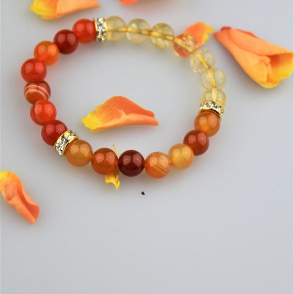 čakrový náramok z polodrahokamov image