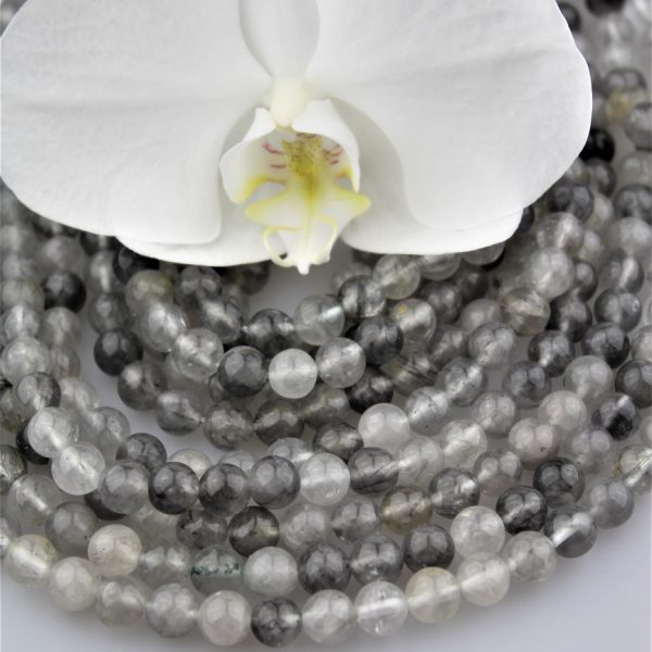 krištál dymový korálky 8mm image