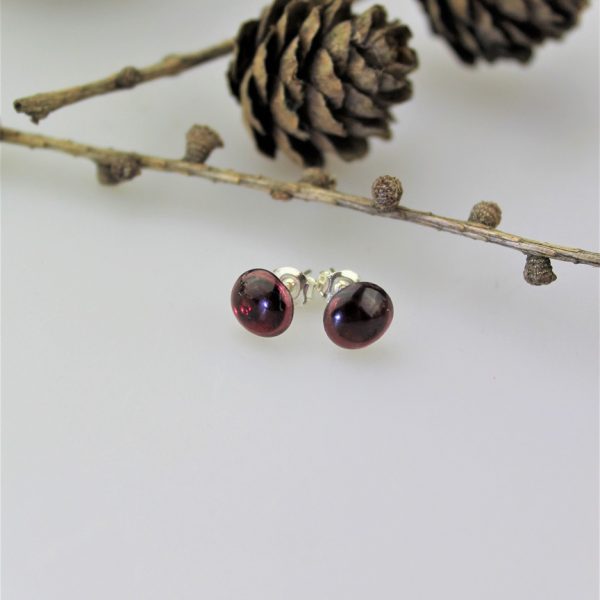 granát náušnice - napichovačky image