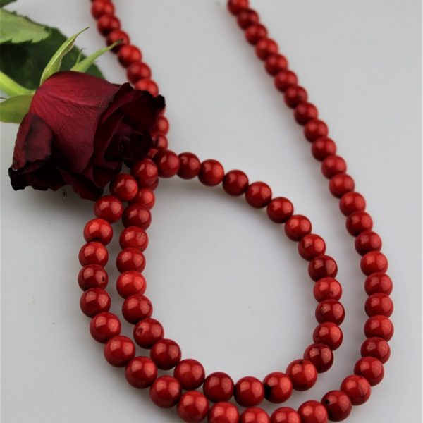 koral červený náhrdelník - AKCIA! image