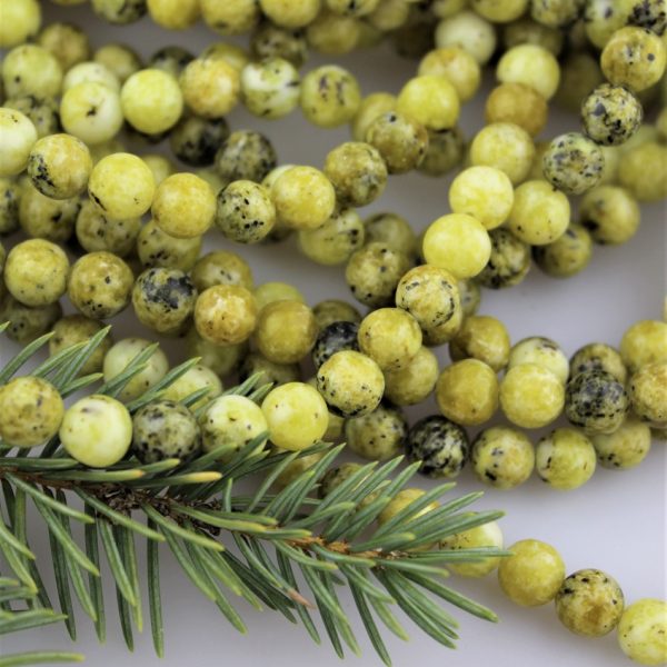 tyrkys žltý korálky 8mm AKCIA! image