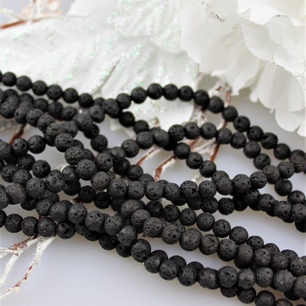 láva korálky 6mm AKCIA image