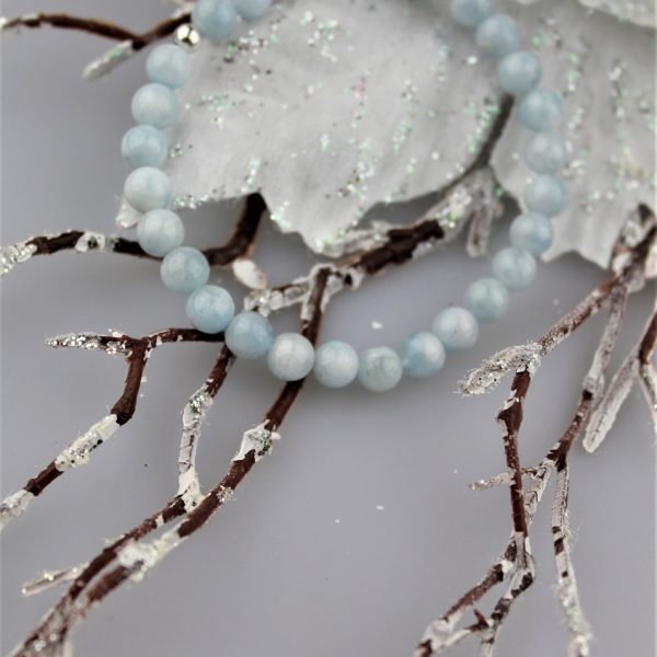 Akvamarín prírodný náramok image