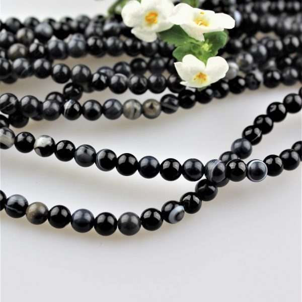 sardonyx korálky 6mm AKCIA! image